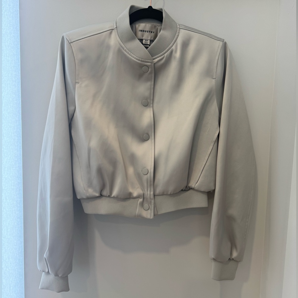 Industry Republic Cropped Bomber Jacket